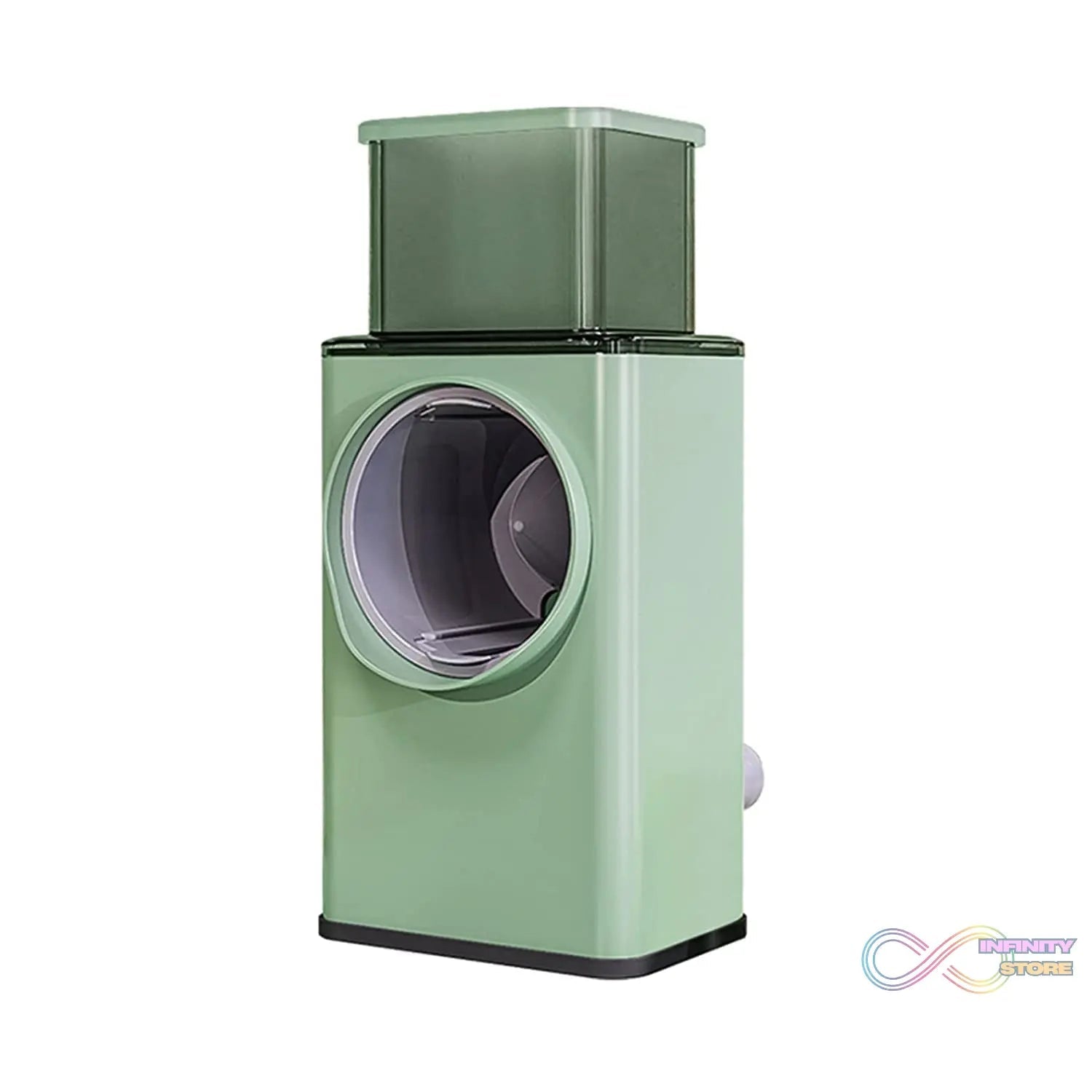 Vegetable Shredder Round Mandolin Slicer, Grater, Shredder Salad Maker - Large Feed Port - Suction Base - Cutter for Vegetable, Fruit, Cookie. - infinityexculsivestore.com