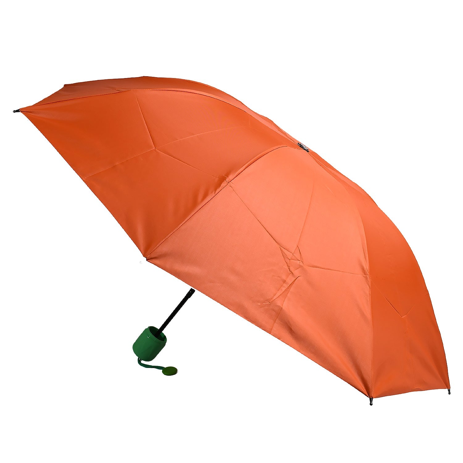 Vegetable shaped Folding Umbrella, Plastic Case Creative Fashion Folding Mini Sun Shade Rain Umbrella, Unique Umbrella, Sun & UV Protection, Cute Design (1 Pc) - infinityexculsivestore.com