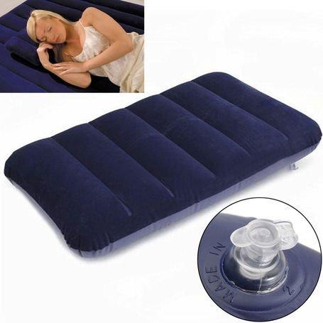 Velvet Air Inflatable Travel Pillow (Blue) - infinityexculsivestore.com