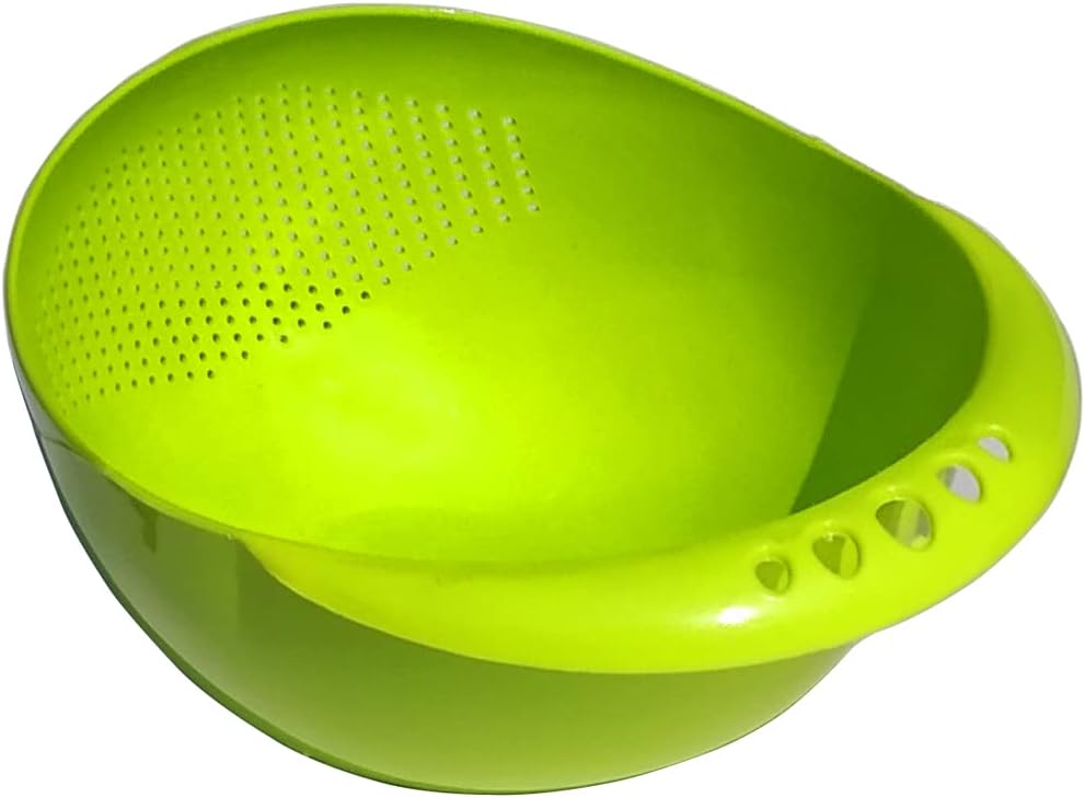 Virgin Rice Bowl Durable Plastic Strainer, Water Strainer | Vegetable & Fruits Washing Bowl - infinityexculsivestore.com