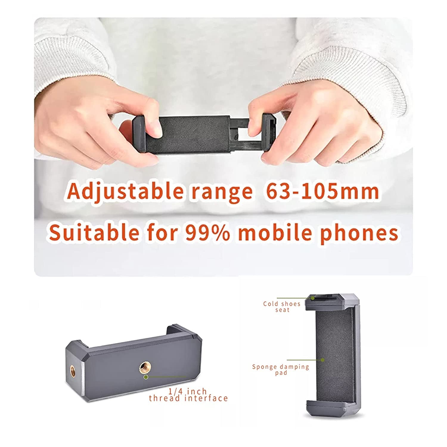 Vlogging Kit for Video Making with Mic Mini Tripod Stand, LED Light & Phone Holder Clip for Making Videos - infinityexculsivestore.com