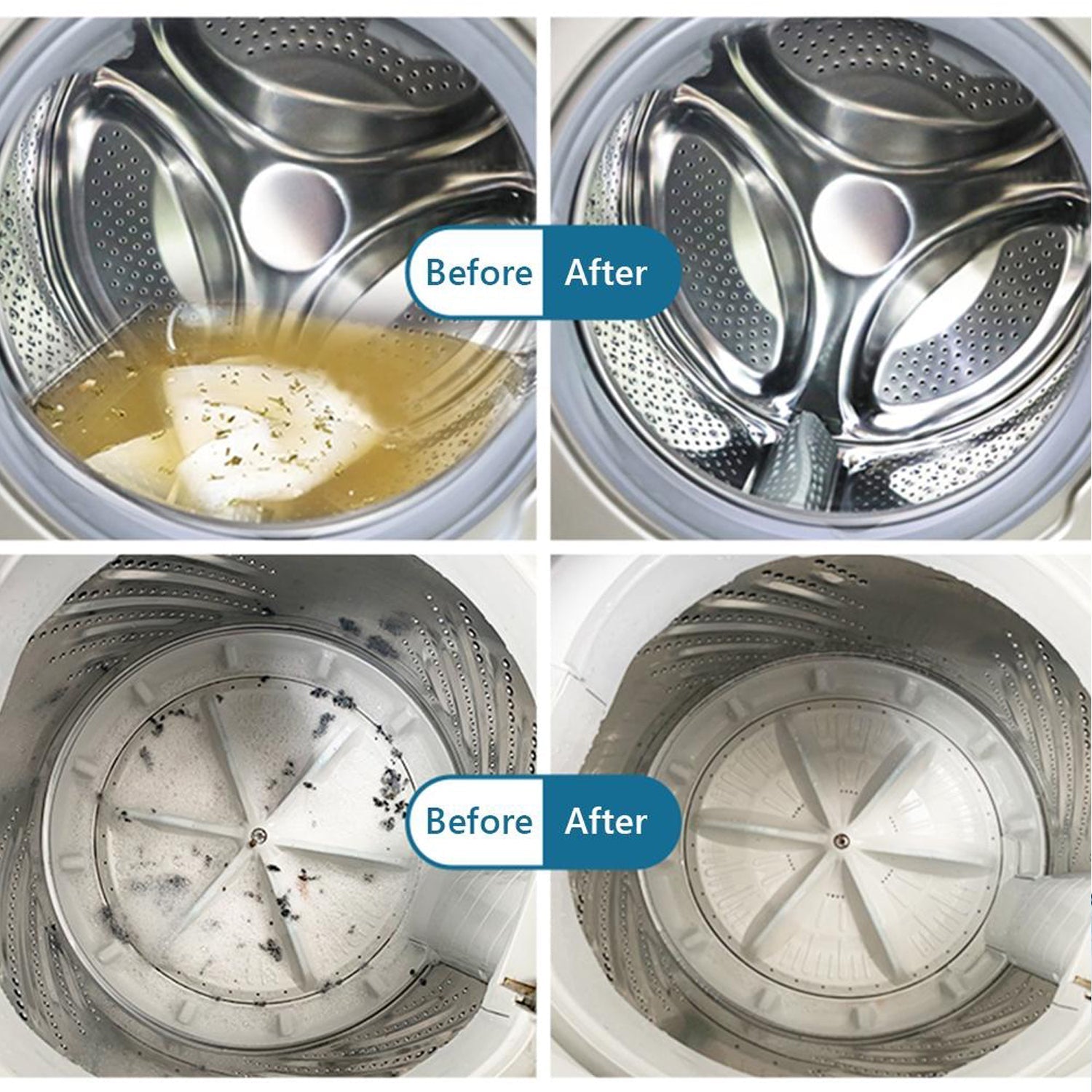 WASHING MACHINE STAIN TANK CLEANER DEEP CLEANING DETERGENT POWDER ( 1PC ) - infinityexculsivestore.com
