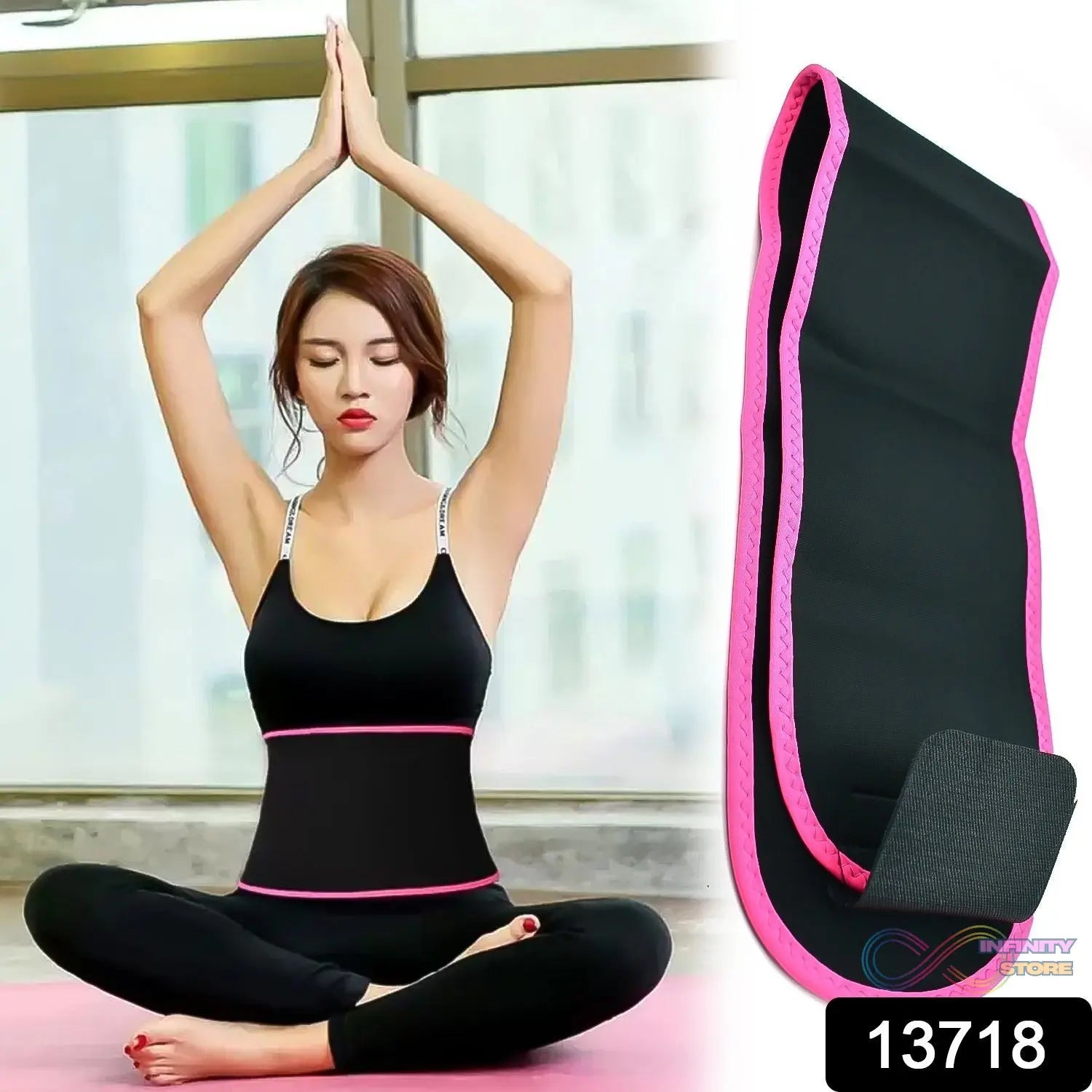 Waist Support Belt Neoprene Ab Belt Trainer (1 Pc) - infinityexculsivestore.com