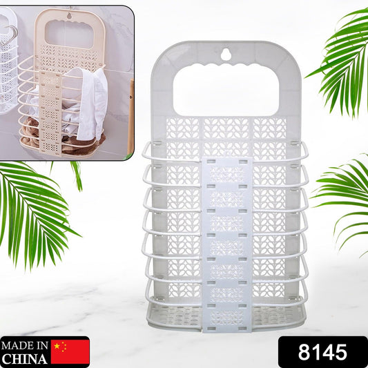 Wall Hanging Laundry Basket Clothes Hanger Dirty Hamper Clothes Storage Hook Clothes Rails for Laundry Washing Machine Bathroom Kids Dirty Clothes Storage Hanger (1 Pc) - infinityexculsivestore.com