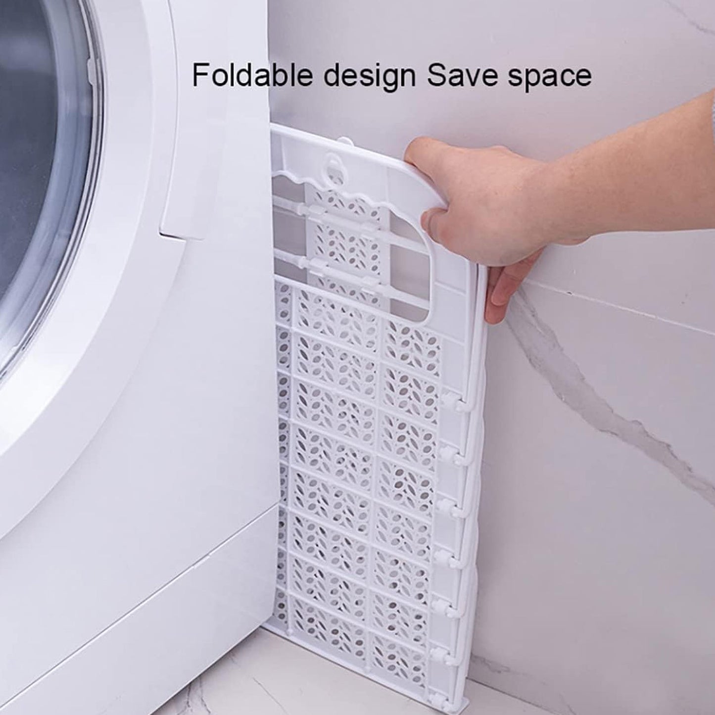 Wall Hanging Laundry Basket Clothes Hanger Dirty Hamper Clothes Storage Hook Clothes Rails for Laundry Washing Machine Bathroom Kids Dirty Clothes Storage Hanger (1 Pc) - infinityexculsivestore.com