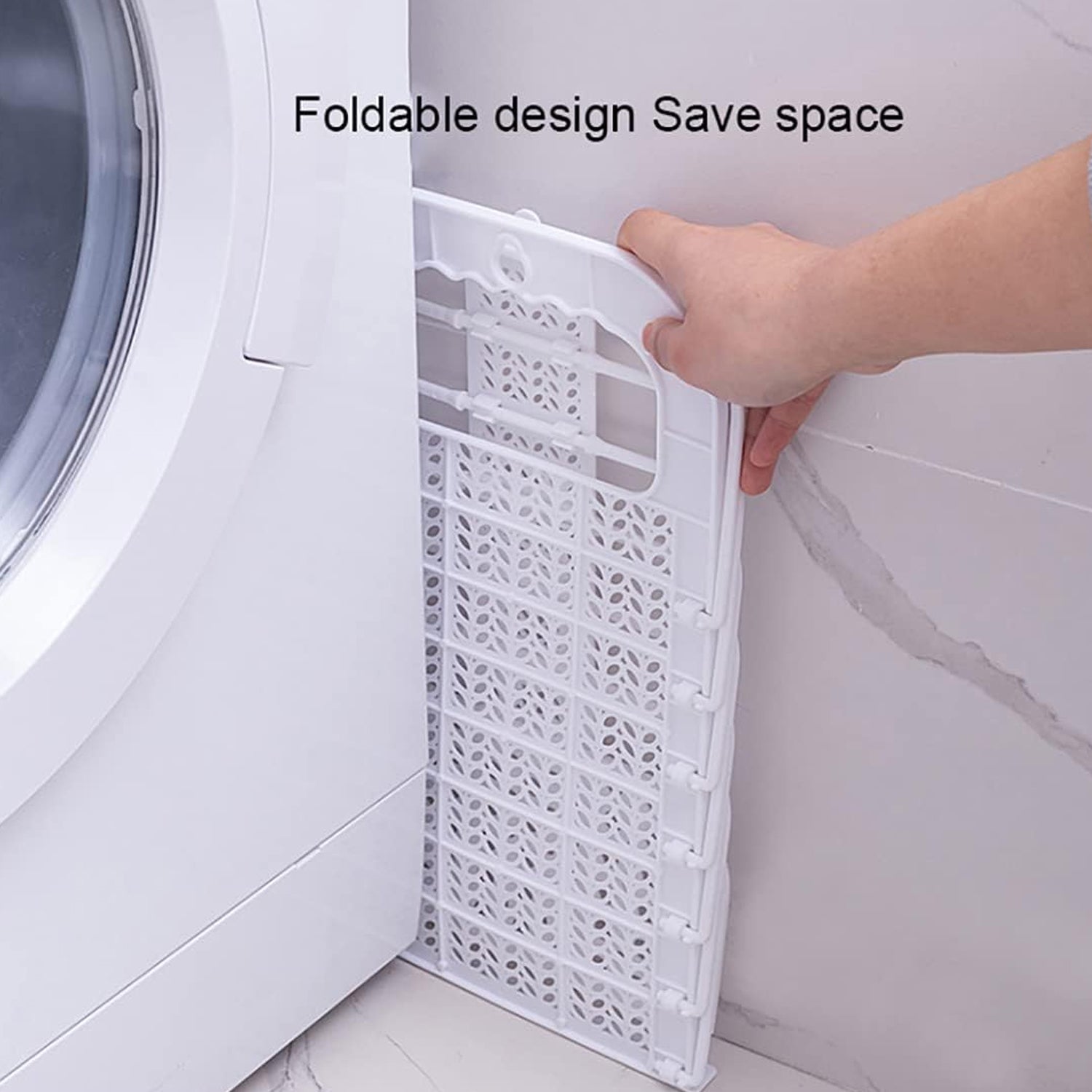 Wall Hanging Laundry Basket Clothes Hanger Dirty Hamper Clothes Storage Hook Clothes Rails for Laundry Washing Machine Bathroom Kids Dirty Clothes Storage Hanger (1 Pc) - infinityexculsivestore.com