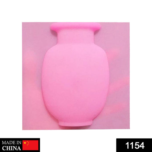 Wall Hanging Silicone Flower Pot Sticker Plant Rack for Decoration (MultiColour) - infinityexculsivestore.com