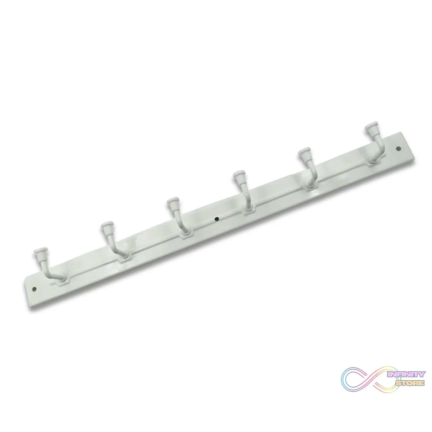 Steel hook hanger for walls.