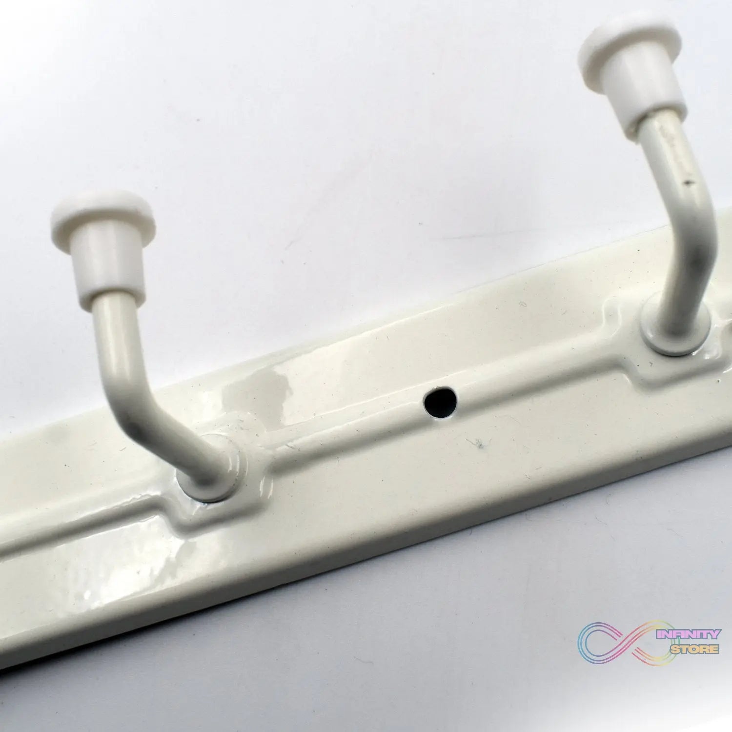 Durable steel wall hook hanger.