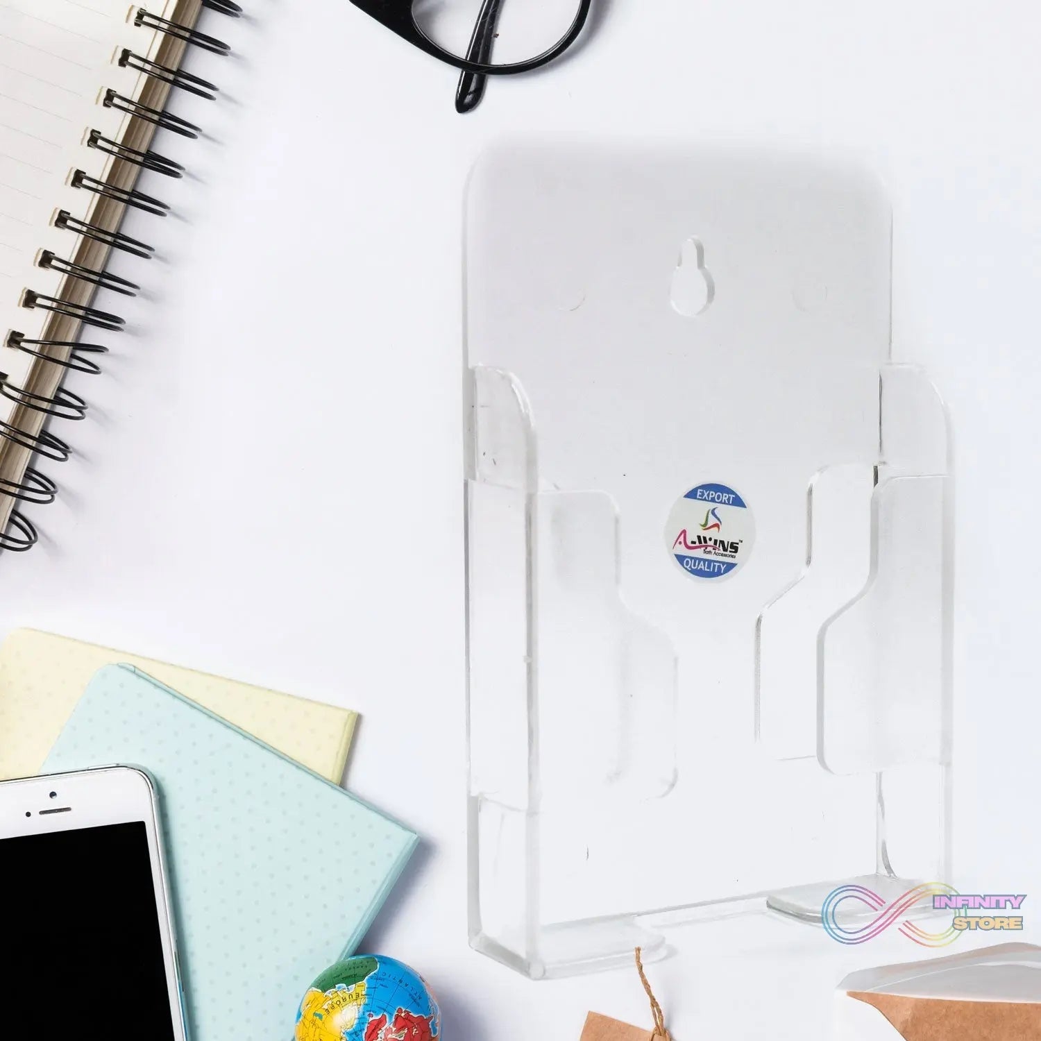 Wall Mount Mobile Phone Holder/Stand for Home and Office, - infinityexculsivestore.com
