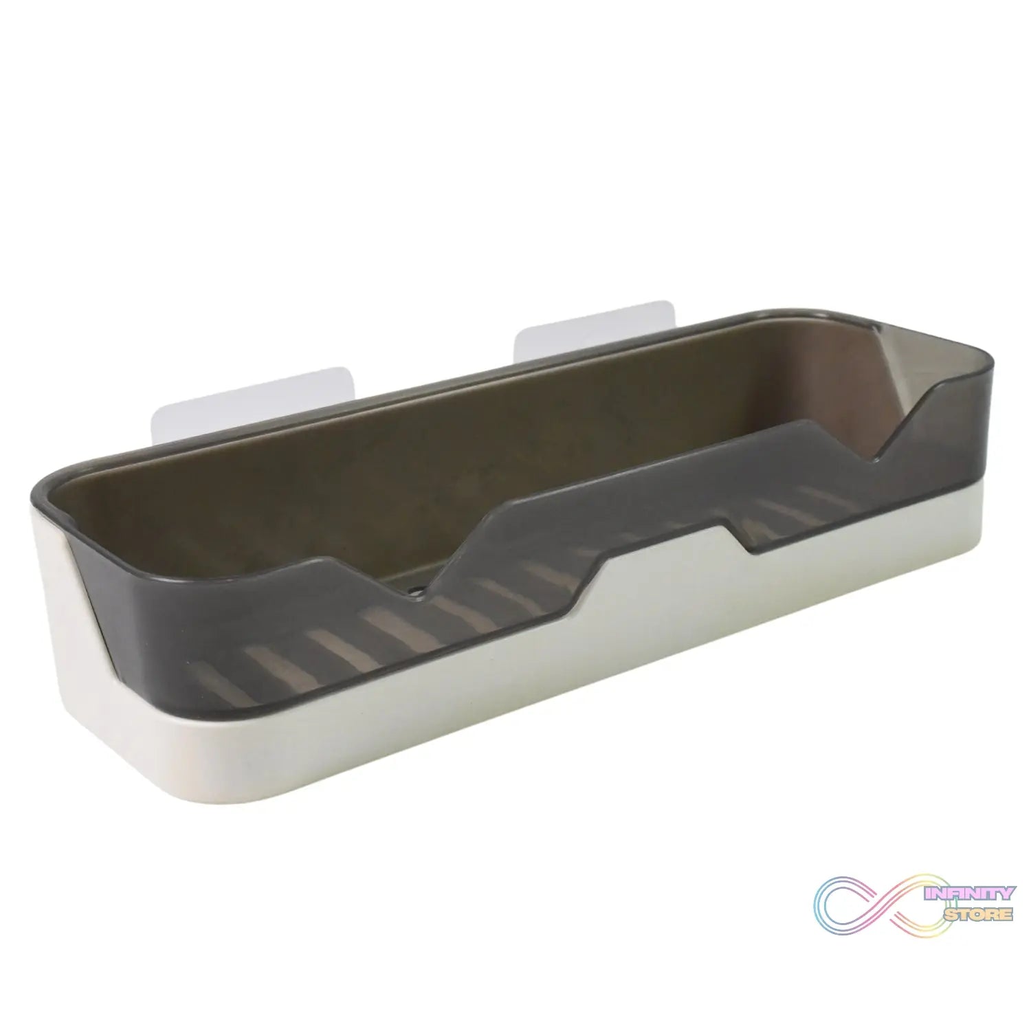Wall Mounted Adhesive Bathroom Shower Caddy / Shelf / Plastic (1 Pc) - infinityexculsivestore.com