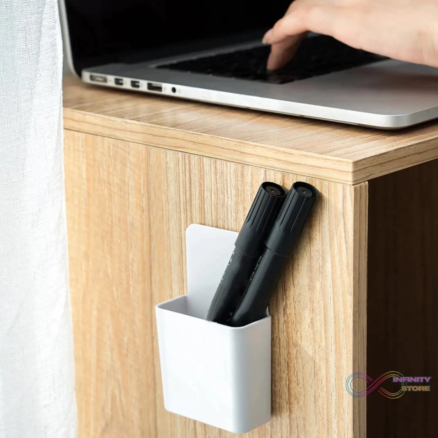 Wall - Mounted Storage Case with Charging Port - Pack of 4 - infinityexculsivestore.com