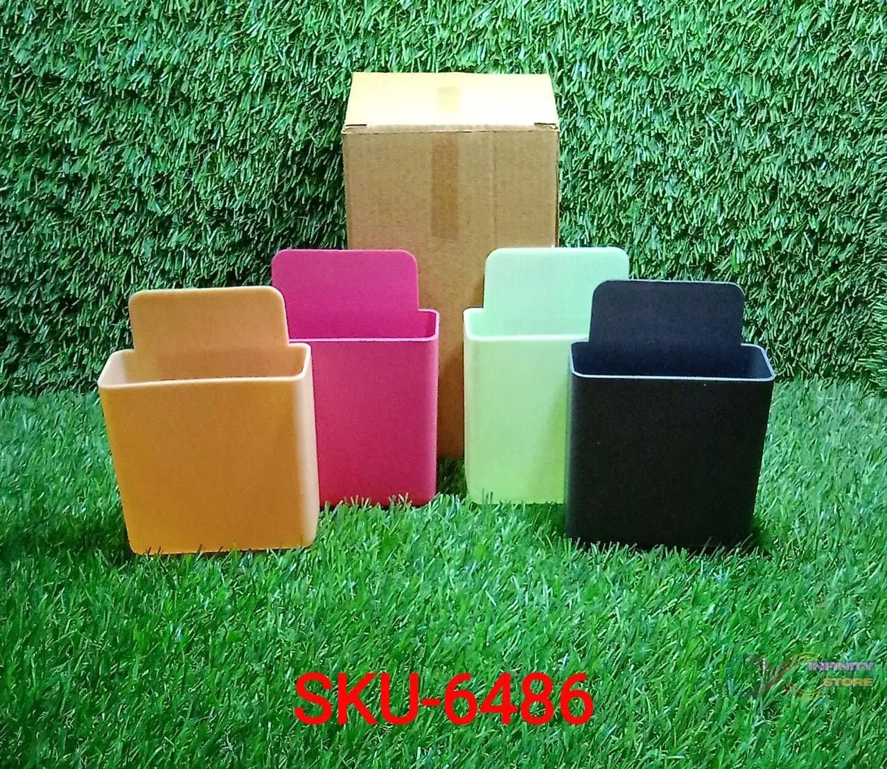 Wall - Mounted Storage Case with Charging Port - Pack of 4 - infinityexculsivestore.com