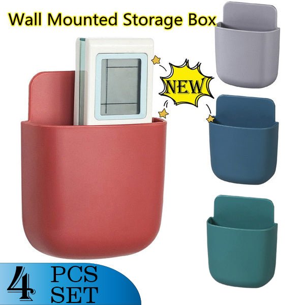Wall Mounted Storage Case with Mobile Phone Charging Holder - infinityexculsivestore.com