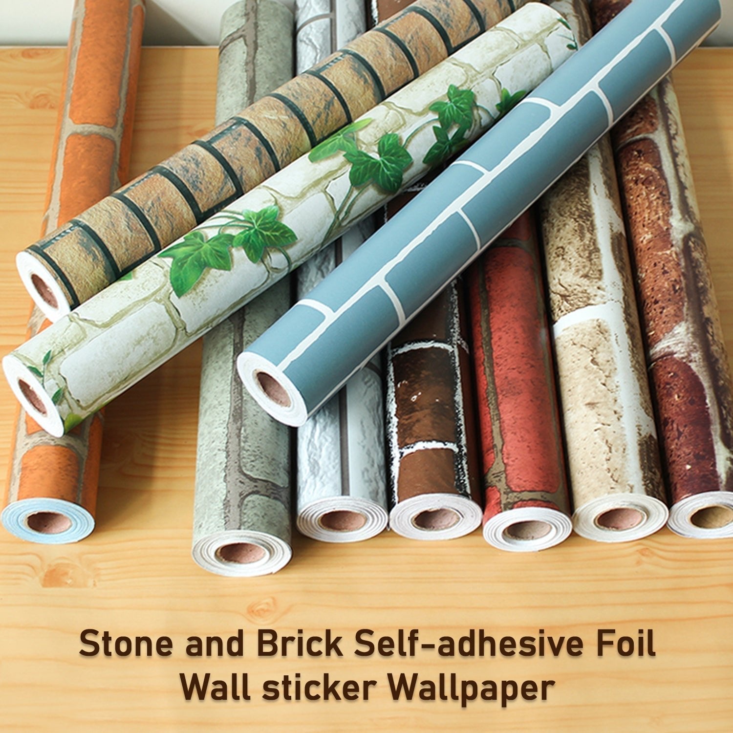 Wall Stickers DIY Wallpaper Decal 3D Self Adhesive House Office Decorative, Living Room, Hall, Kitchen Shelf Contact Paper Interior - infinityexculsivestore.com
