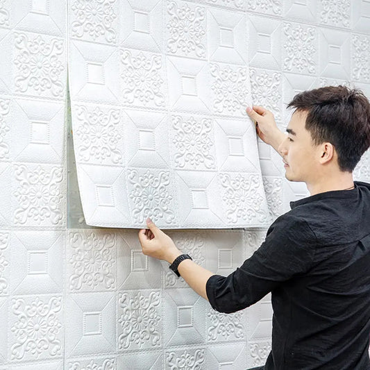 Wallpaper 3D Foam Wallpaper Sticker Panels - infinityexculsivestore.com