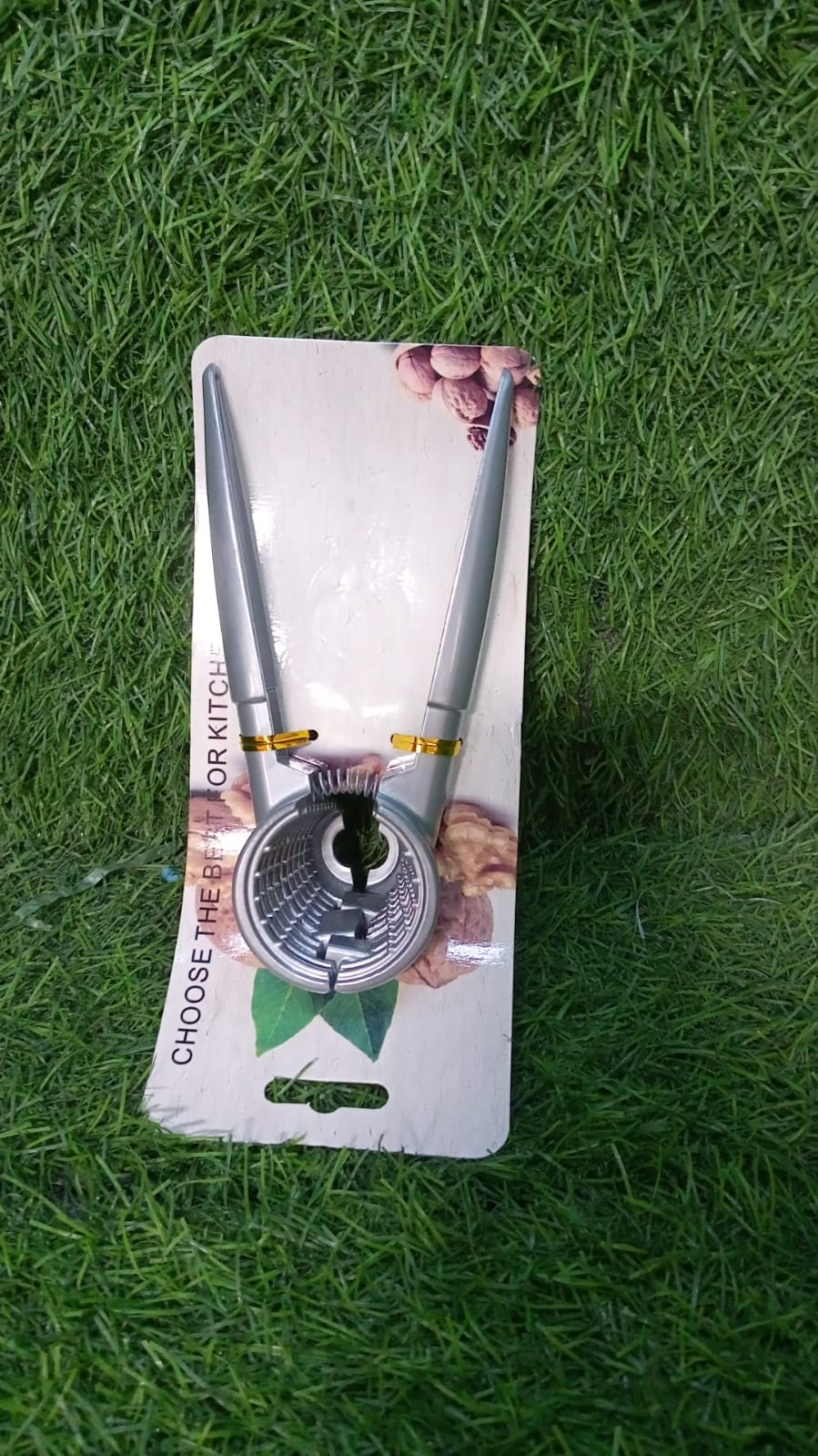 Walnut Cracker, Luxury Die Cast Stainless Alloy Nut Cutter Walnut Clamp Plier Portable Smart Walnut Akhrot Pincers Bottle Opener for Pecans, Almonds, Brazil Nuts - infinityexculsivestore.com