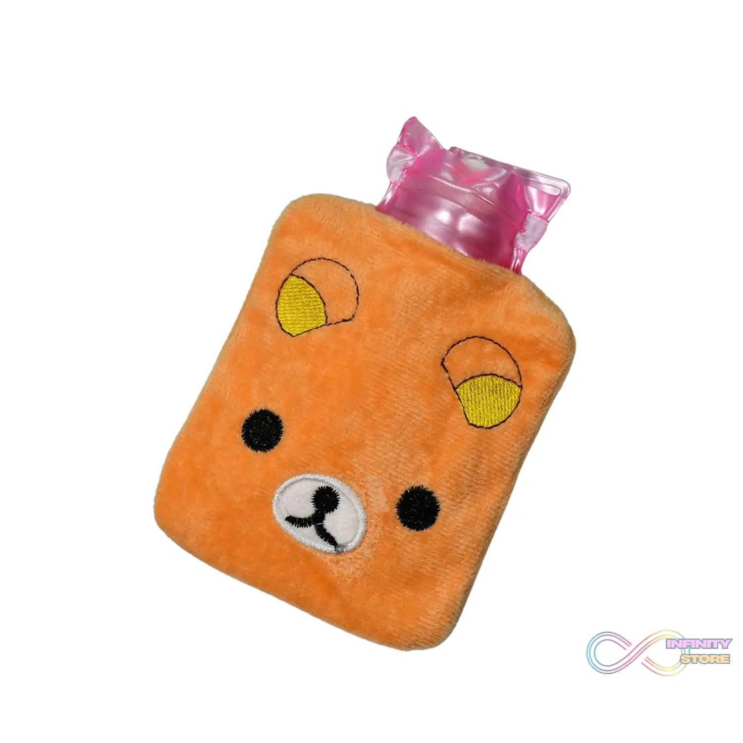 Warm Hug from a Panda: Orange Panda Hot Water Bottle for Pain Relief - infinityexculsivestore.com