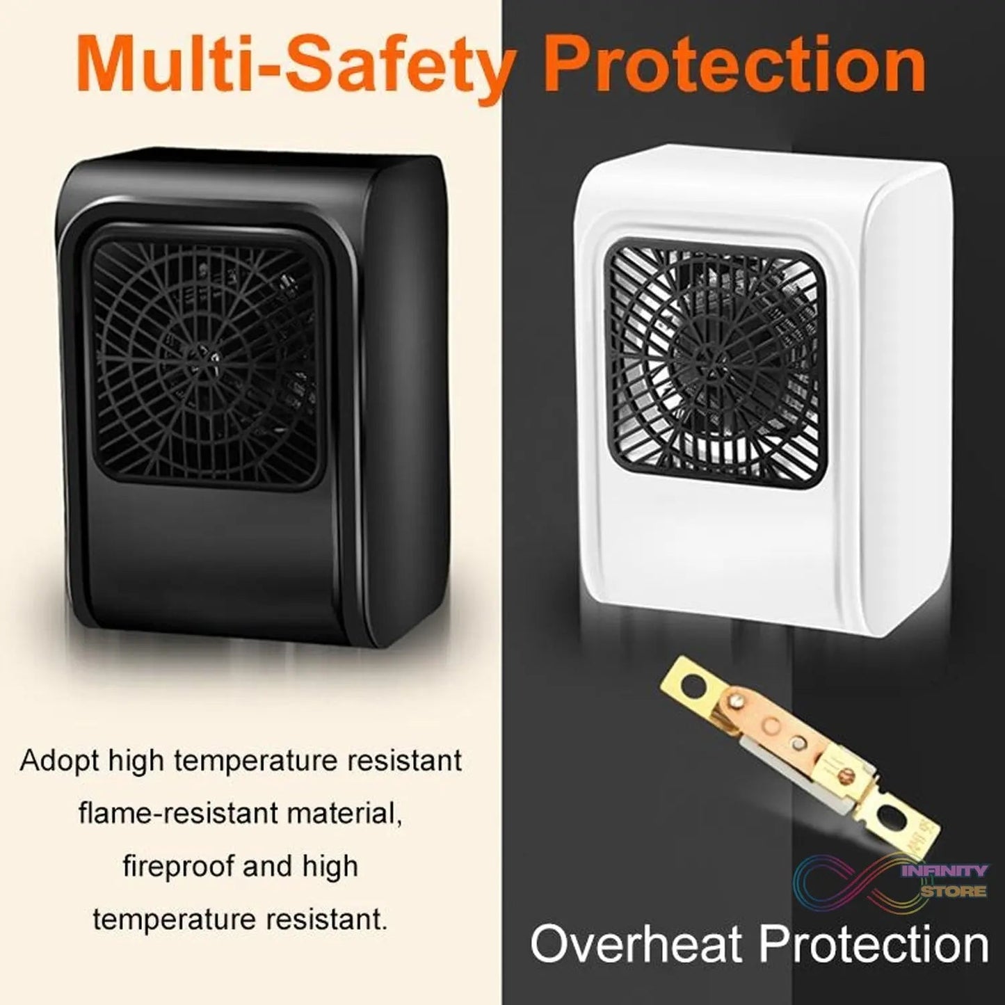 Warm Wind Room Heater 220V Heater For Office & Bedroom Use Heater - infinityexculsivestore.com