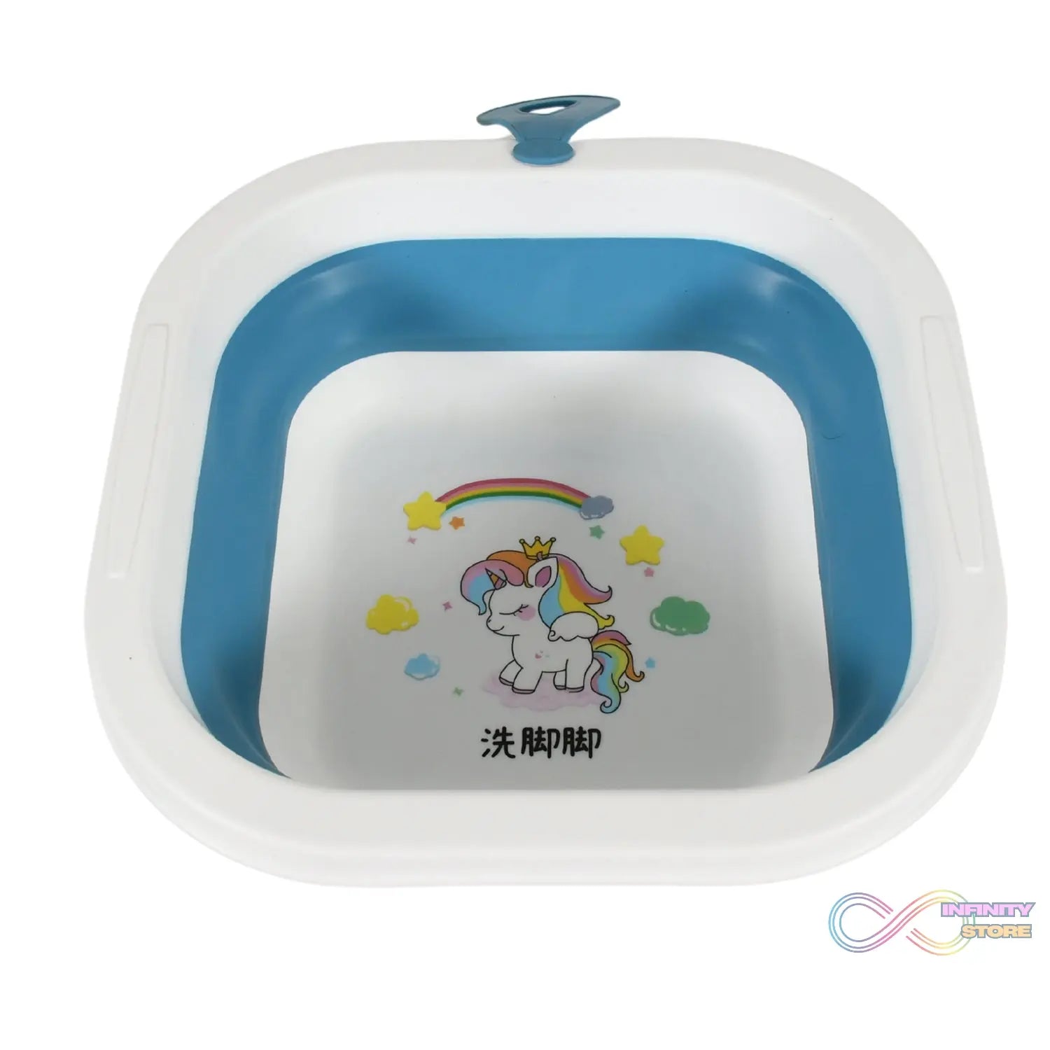 Wash Basin, Space Saving Multi Function Foldable Baby Wash basin Easy Clean Lightweight Thicken for Washing Face for Home (28×28 Cm / 1 pc) - infinityexculsivestore.com