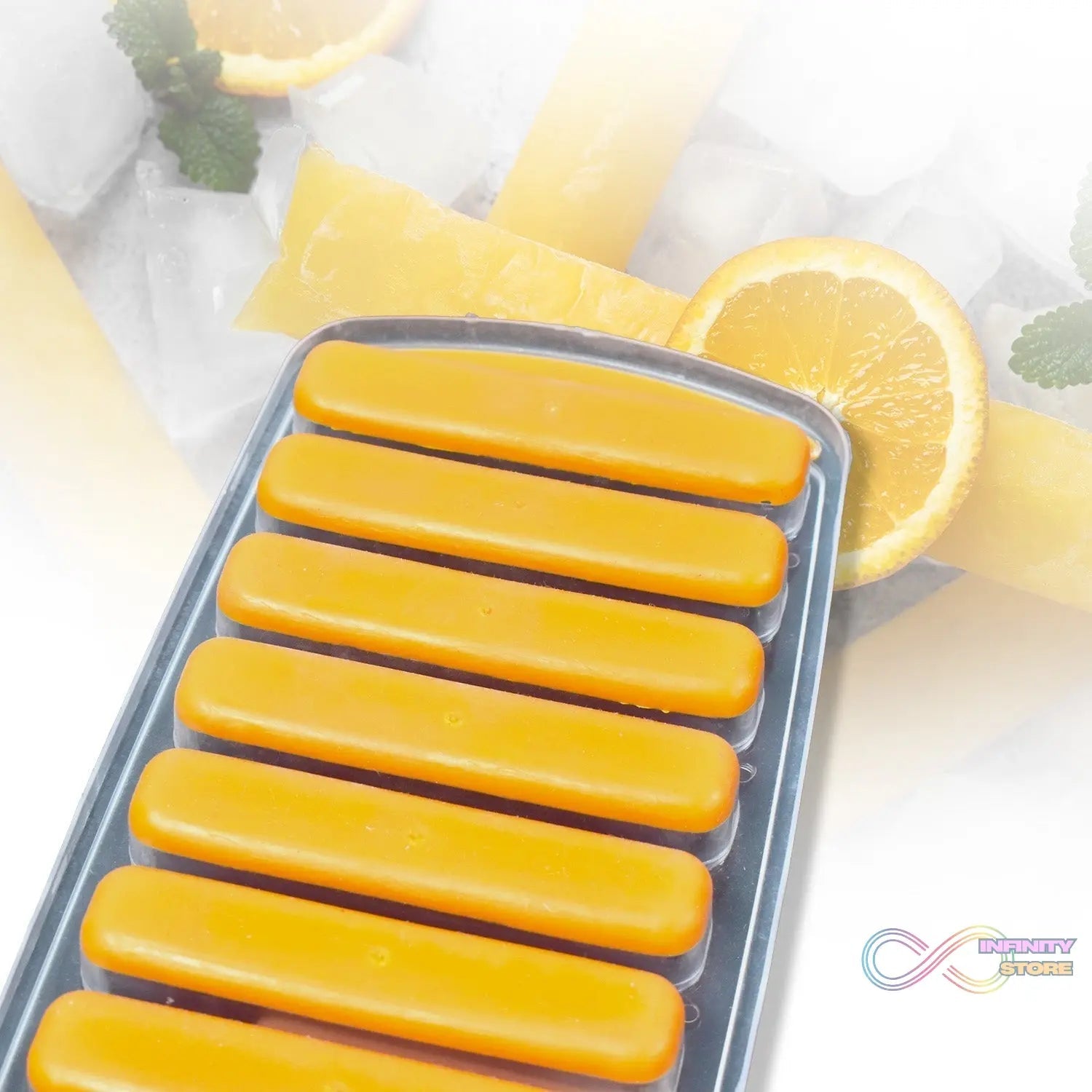 Water Bottle Ice Stick Tray with Push Pop Cubes - infinityexculsivestore.com
