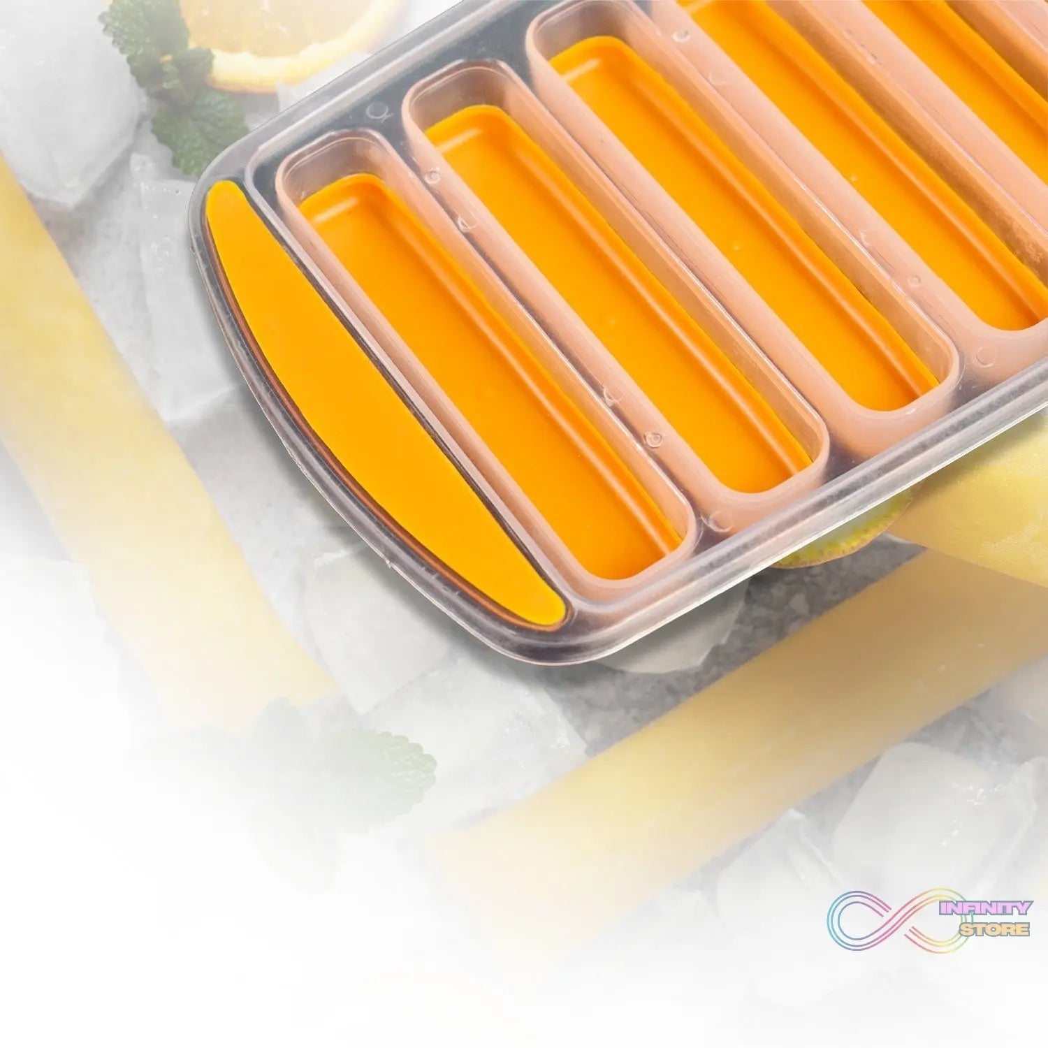 Water Bottle Ice Stick Tray with Push Pop Cubes - infinityexculsivestore.com