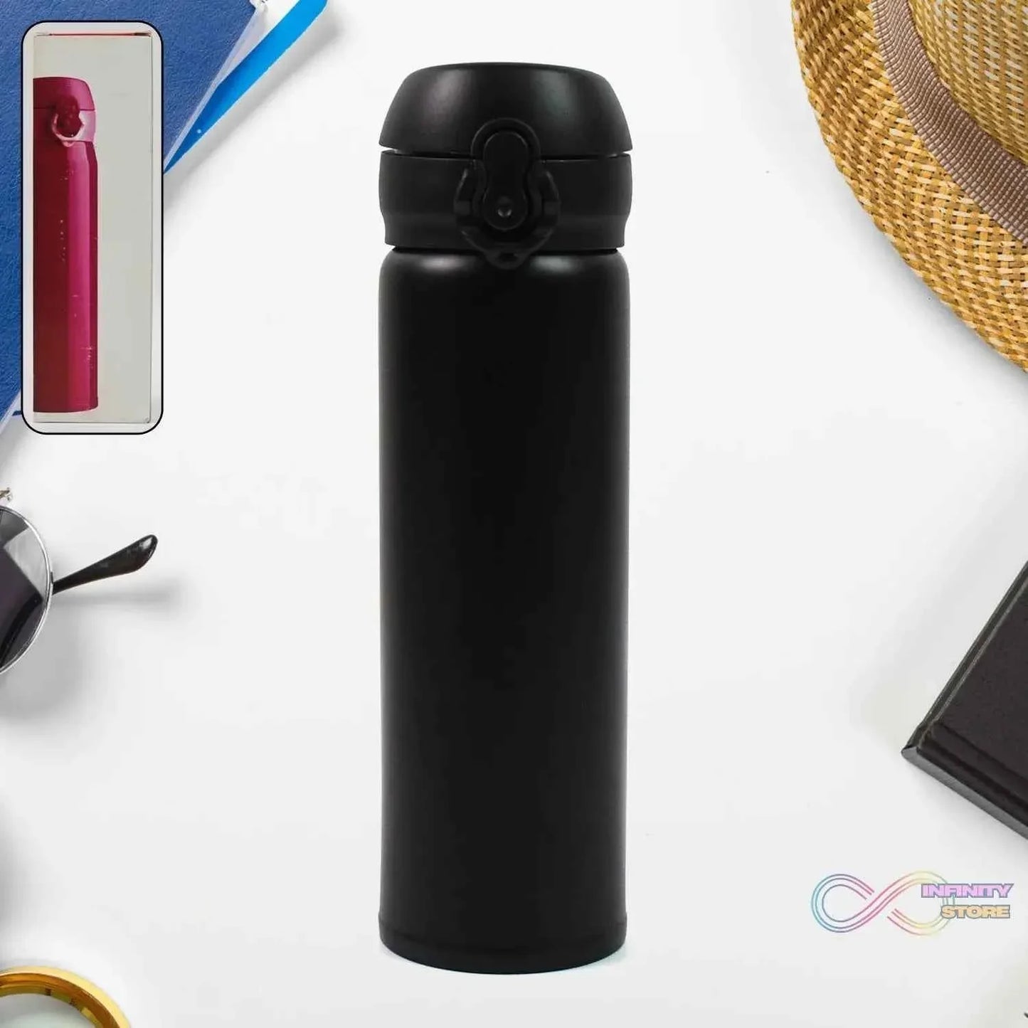 Water Bottle for Kids – Insulated Stainless Steel Bottle (500 ML / Mix Color) - infinityexculsivestore.com