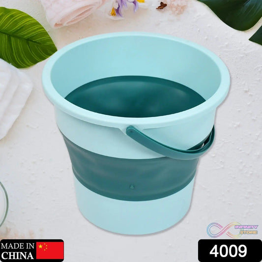 Water Bucket Folding High Capacity Foldable Hanging with Handle Storage Water Space - saving Great Load Bearing Laundry Basket Bathroom Products - infinityexculsivestore.com