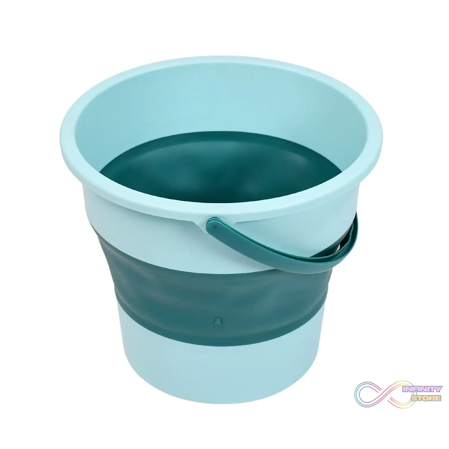Water Bucket Folding High Capacity Foldable Hanging with Handle Storage Water Space - saving Great Load Bearing Laundry Basket Bathroom Products - infinityexculsivestore.com