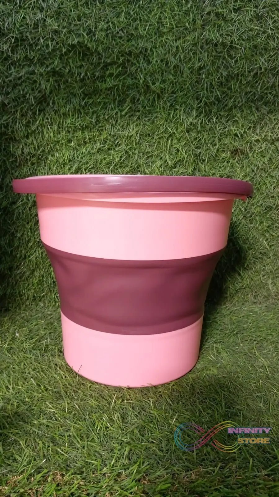 Water Bucket Folding High Capacity Foldable Hanging with Handle Storage Water Space - saving Great Load Bearing Laundry Basket Bathroom Products - infinityexculsivestore.com