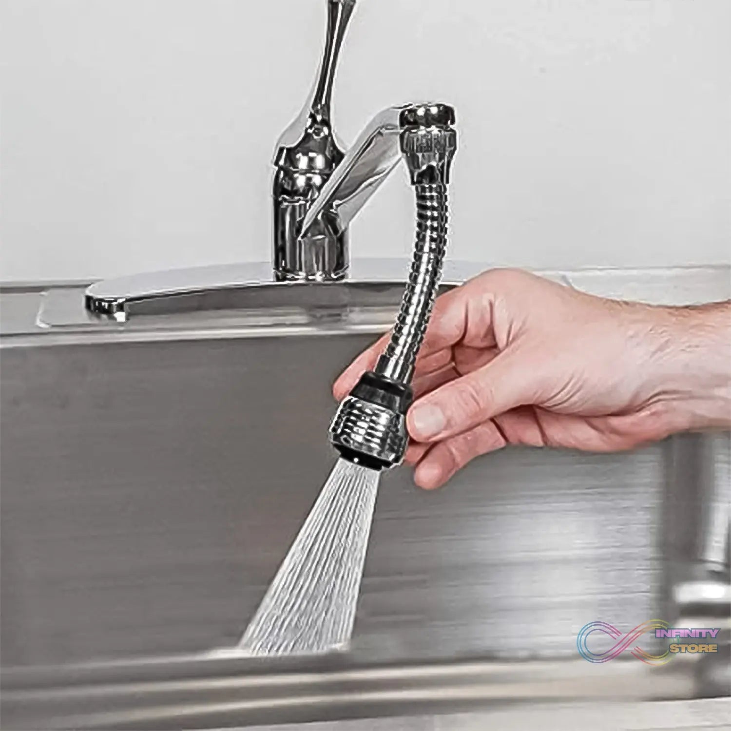 Water Faucet Sprayer Tap Extender for Kitchen Sink (1 Set) - infinityexculsivestore.com