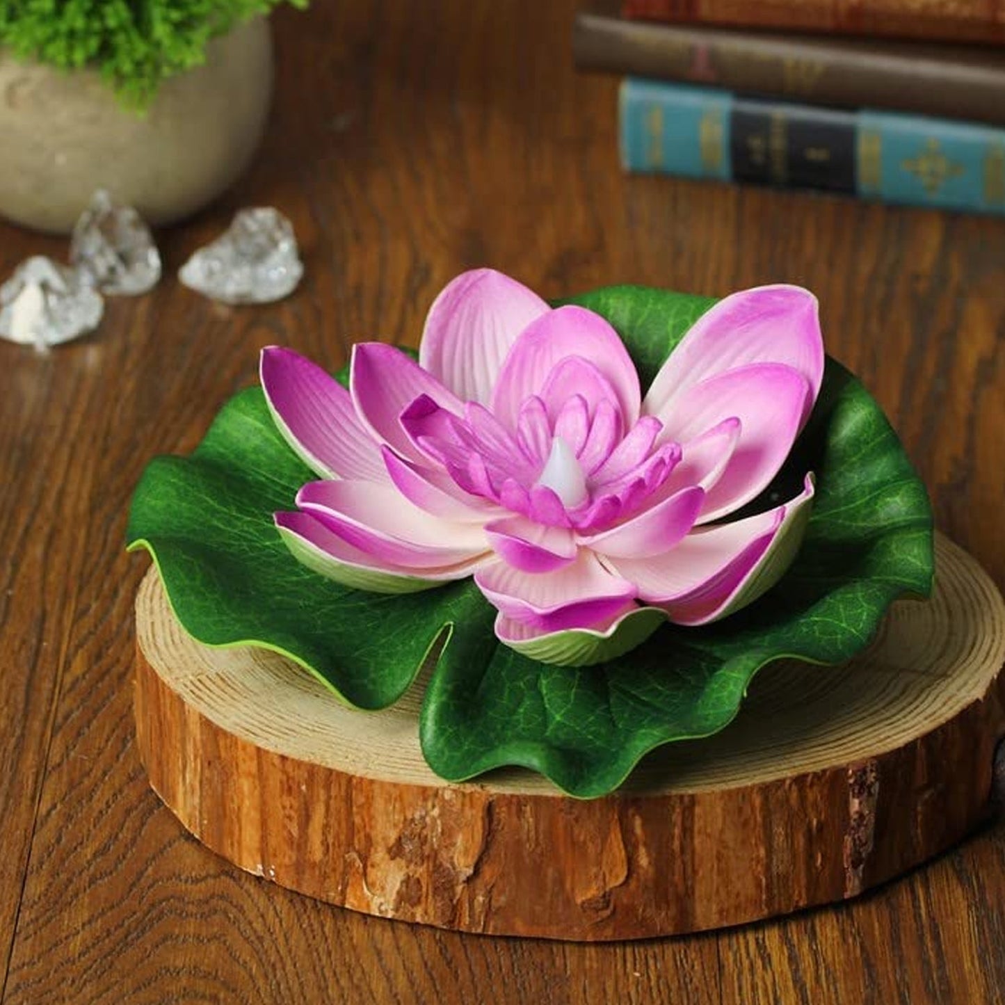 Water Floating Smokeless Candles & Lotus Flowers Sensor Led TeaLight for Outdoor and Indoor Decoration - Pack of 6 Candle (Pack of 6) - infinityexculsivestore.com