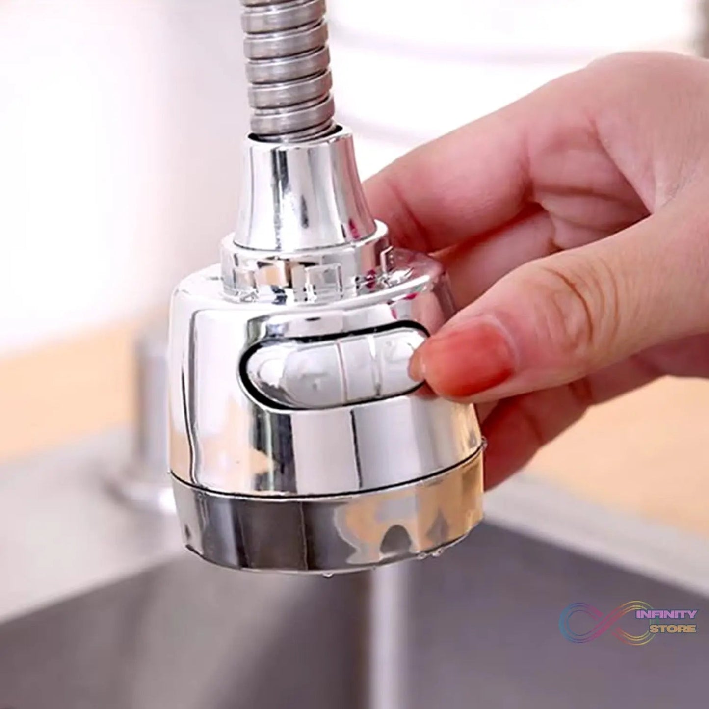 Water faucet Sprayer Extender for Kitchen Sink (1 Set) - infinityexculsivestore.com