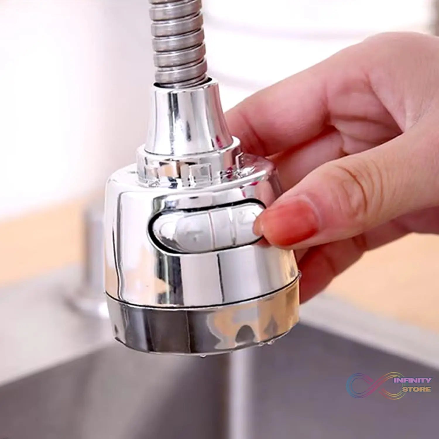 Water faucet Sprayer Extender for Kitchen Sink (1 Set) - infinityexculsivestore.com