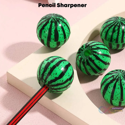 Watermelon Shaped Pencil Sharpener (1 Pc) - infinityexculsivestore.com