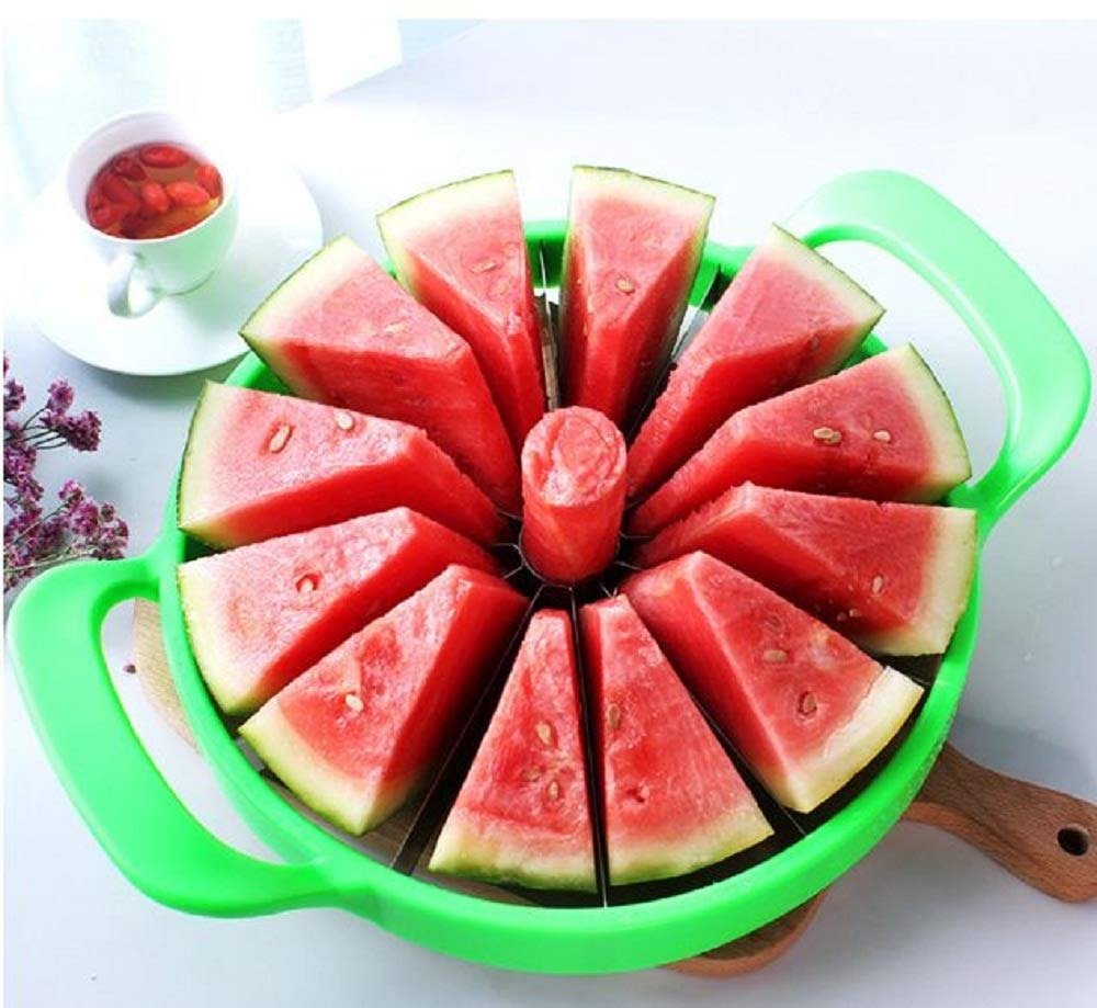 Watermelon Slicer Cutter Steel Fruit Perfect Corer Slicer Kitchen Tools - infinityexculsivestore.com