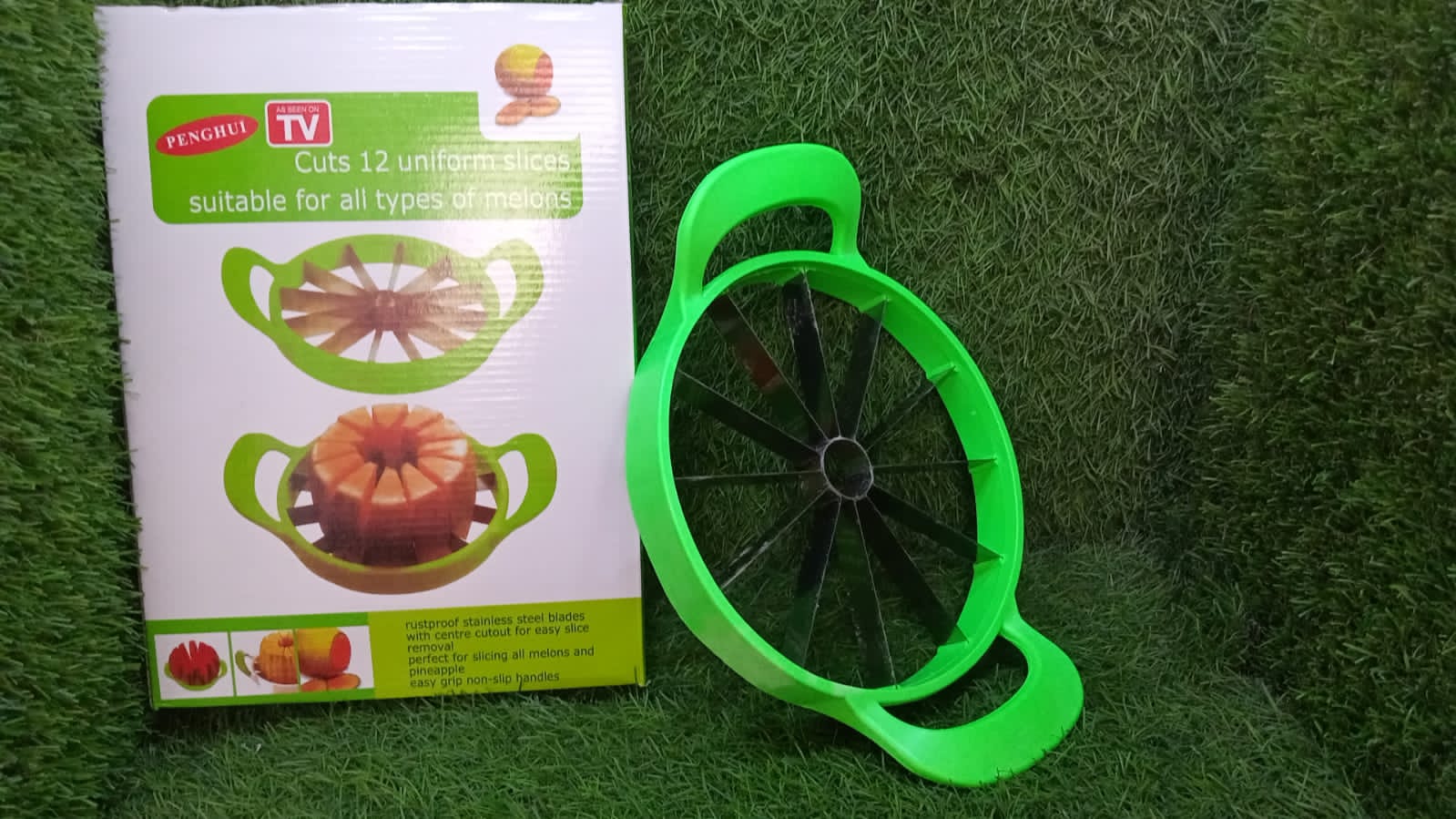 Watermelon Slicer Cutter Steel Fruit Perfect Corer Slicer Kitchen Tools - infinityexculsivestore.com