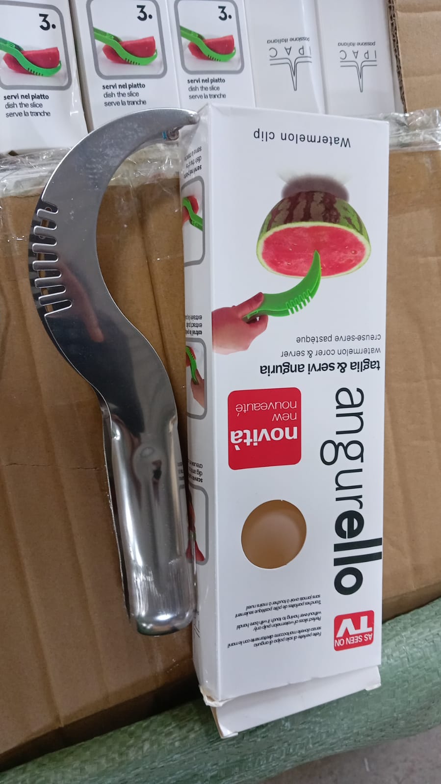 Watermelon Slicer - Stainless Steel Corer and Cutter, Multi - Purpose Fruit Slicing Kitchen Tool - infinityexculsivestore.com