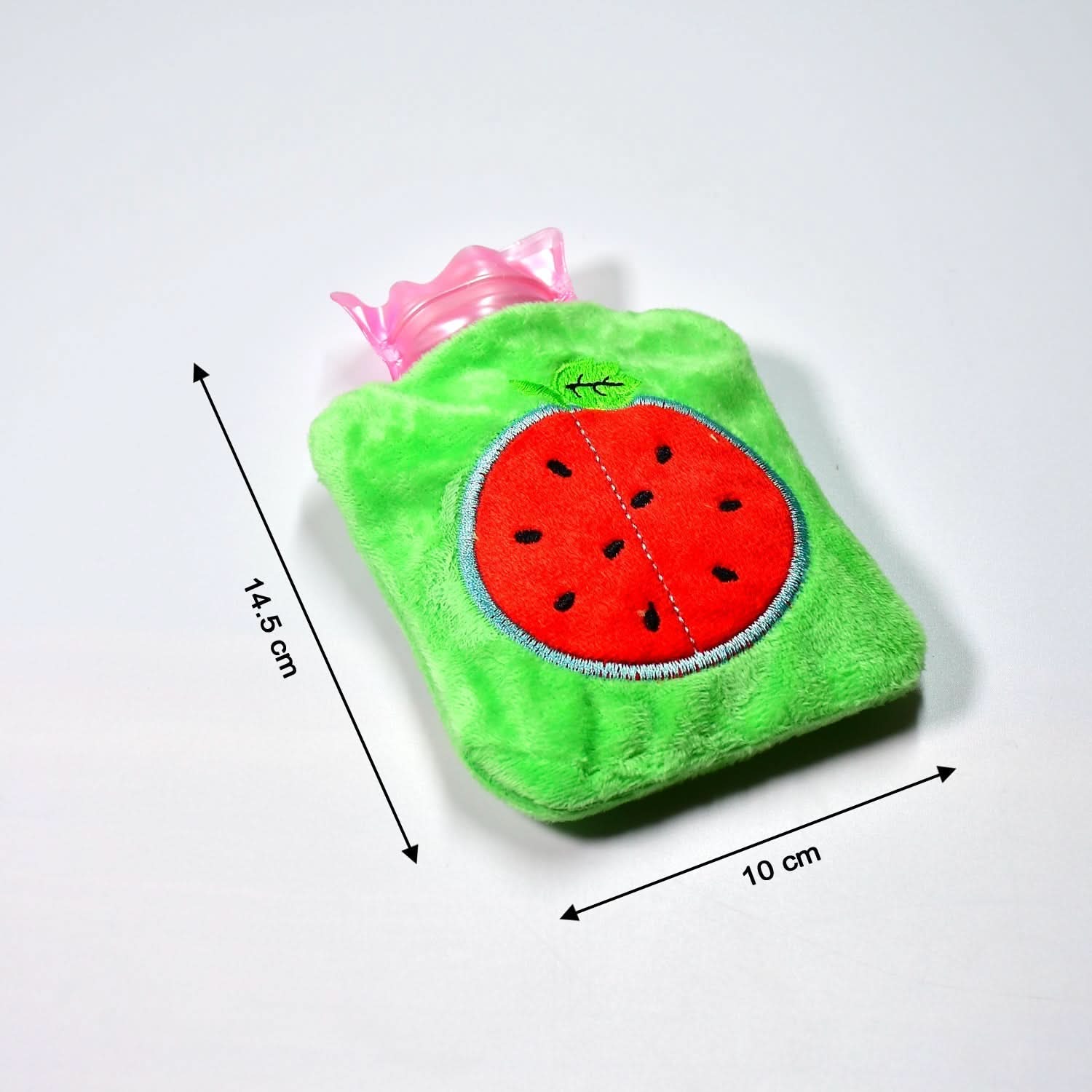 Watermelon small Hot Water Bag with Cover for Pain Relief, Neck, Shoulder Pain and Hand, Feet Warmer, Menstrual Cramps. - infinityexculsivestore.com