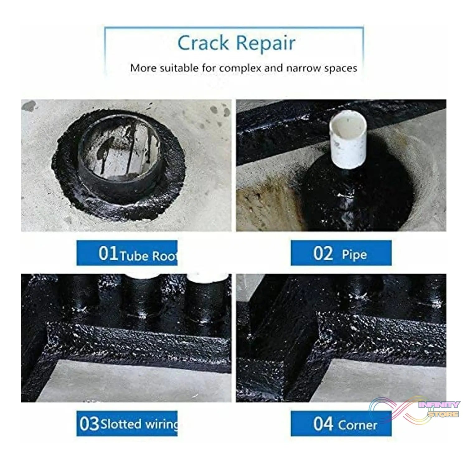 Waterproof Flexx Spray Sealant for Cracks & Leaks (450ml) - infinityexculsivestore.com