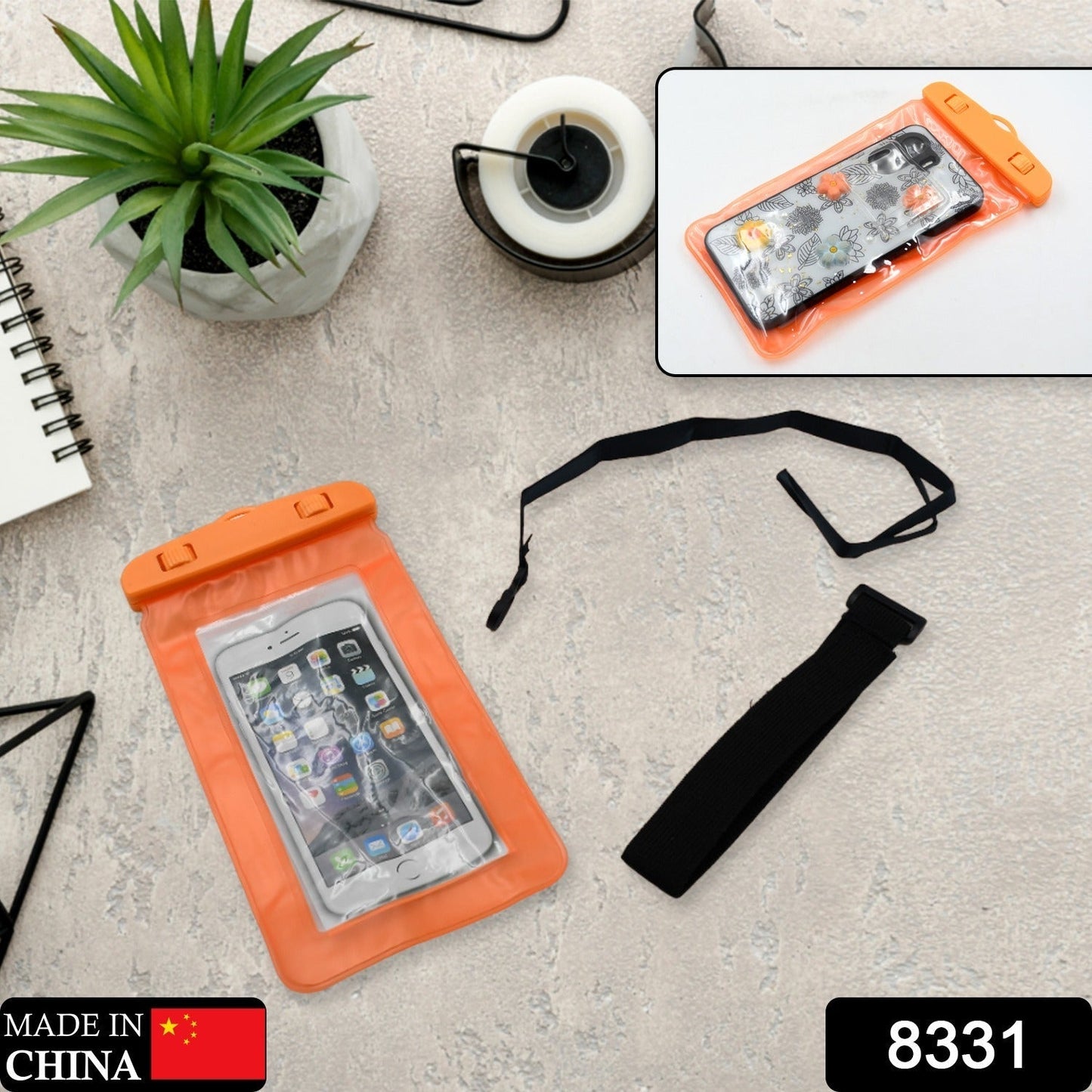 Waterproof Phone Pouch Bag, Clear Underwater Cellphone Dry Bag Protection Cover Bag for Beach Swimming Pool & Camping For all Mobile - infinityexculsivestore.com