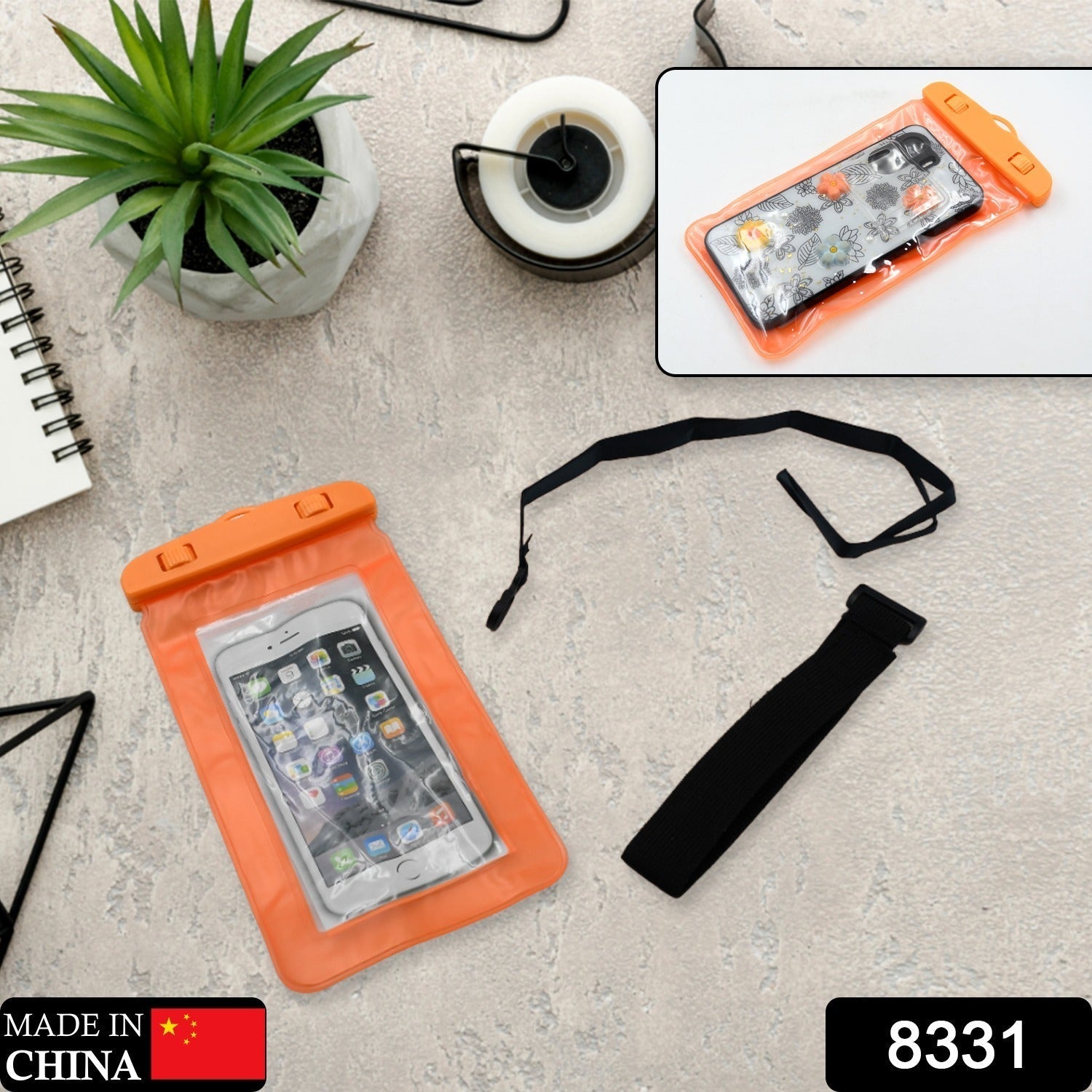 Waterproof Phone Pouch Bag, Clear Underwater Cellphone Dry Bag Protection Cover Bag for Beach Swimming Pool & Camping For all Mobile - infinityexculsivestore.com