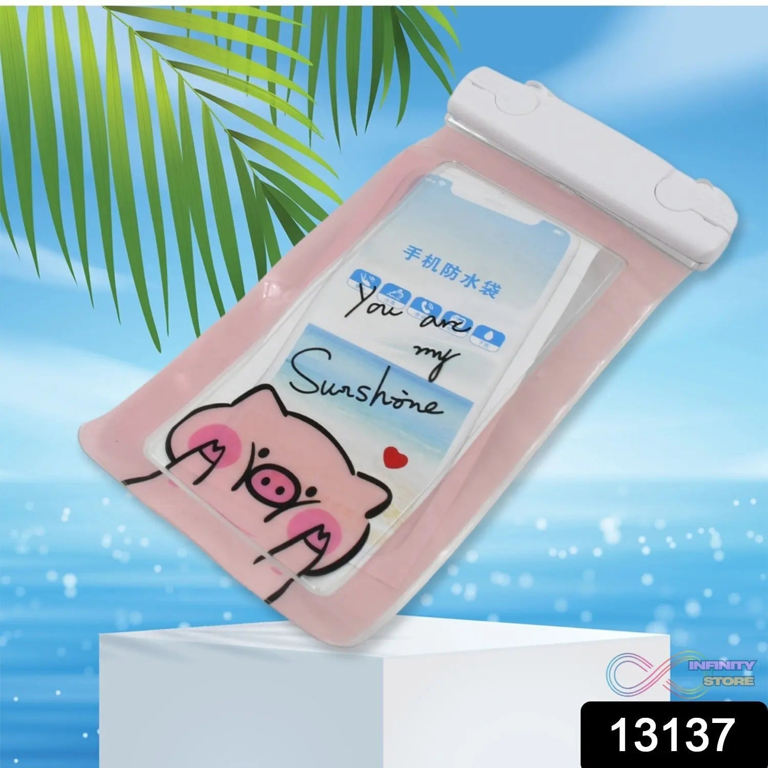 Waterproof Pouch Lock Mobile Cover Underwater Mobile Case For All Type Mobile Phone (1 Pc) - infinityexculsivestore.com