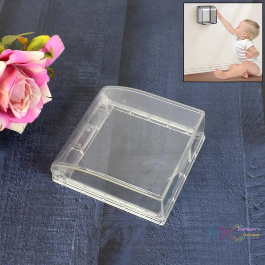 Weatherproof Outlet Cover Outdoor Plug and Receptacle Protector for Bathroom Clear (1 pc) - infinityexculsivestore.com