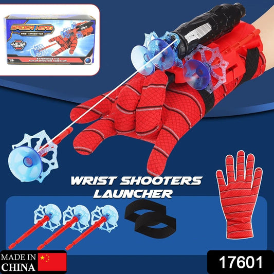 Web Shooter Toy for Kids Fans, Launcher Wrist Gloves Toys For Kids, Boys Superhero Gloves Role - Play Toy Cosplay, Sticky Wall Soft Bomb Funny Children's Educational Toys - infinityexculsivestore.com