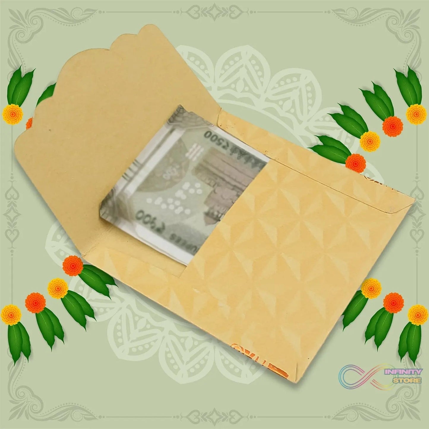 Wedding Gift Envelopes Gift Card (1 Pc / Multicolour) - infinityexculsivestore.com