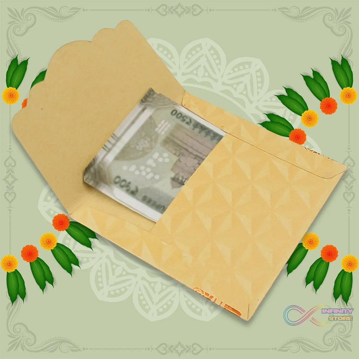 Wedding Gift Envelopes Gift Card (1 Pc / Multicolour) - infinityexculsivestore.com