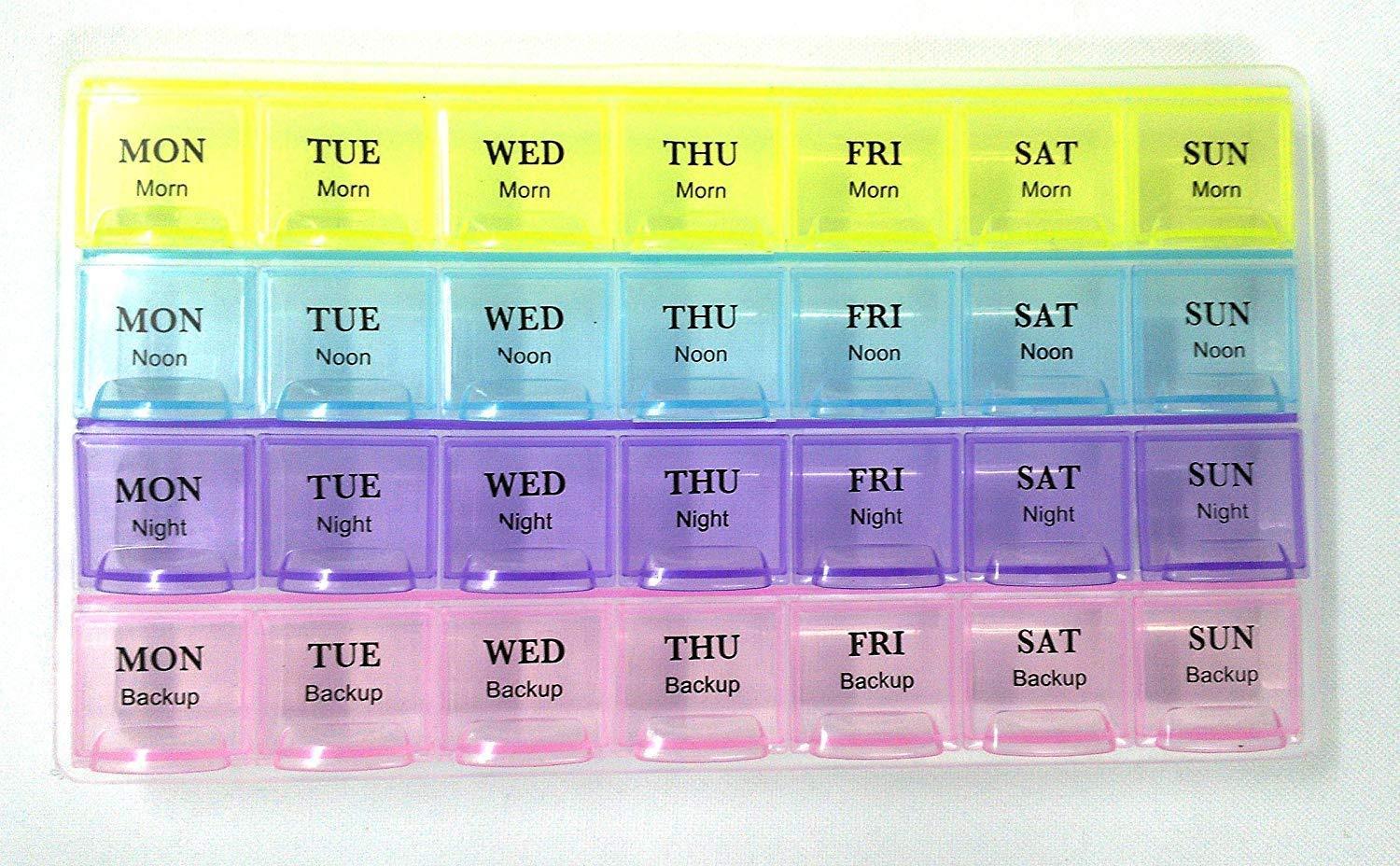 Weekly Pill Case 28 - Slot Medicine Organizer - infinityexculsivestore.com