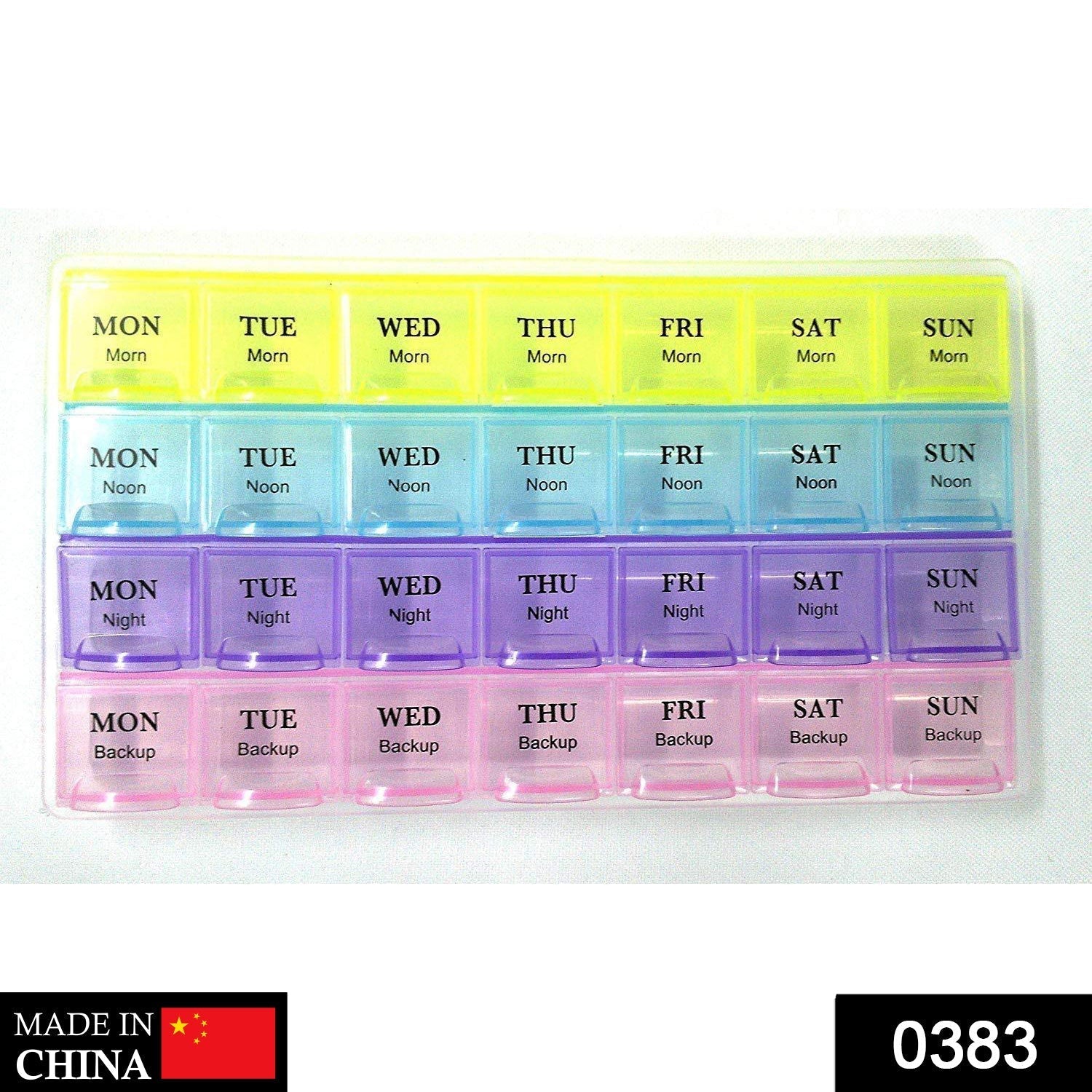Weekly Pill Case 28 - Slot Medicine Organizer - infinityexculsivestore.com