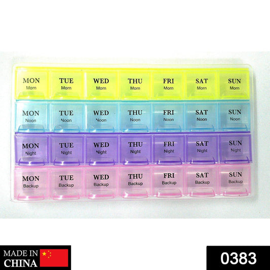 Weekly Pill Case 28 - Slot Medicine Organizer - infinityexculsivestore.com